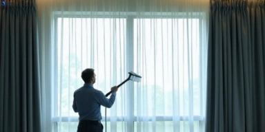 Commercial curtain steam cleaning service glen-alpine-nsw hotels offices